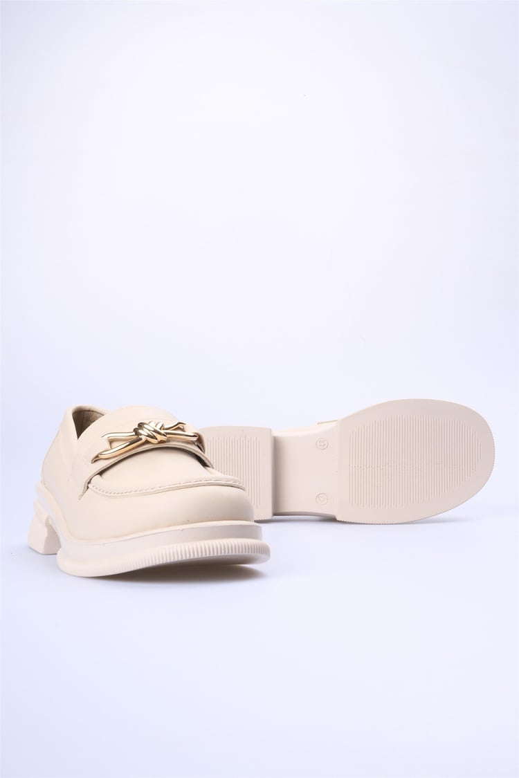 Swell Soft 02 181 Bej Kadın Loafer Ayakkabı