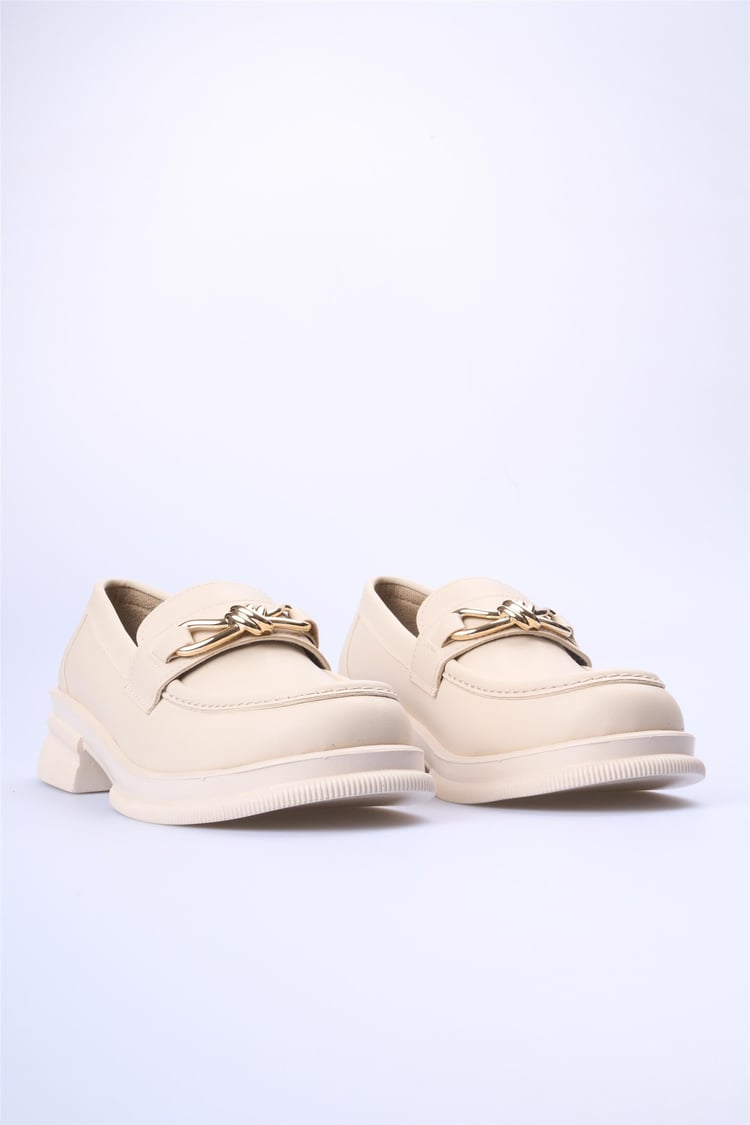 Swell Soft 02 181 Bej Kadın Loafer Ayakkabı