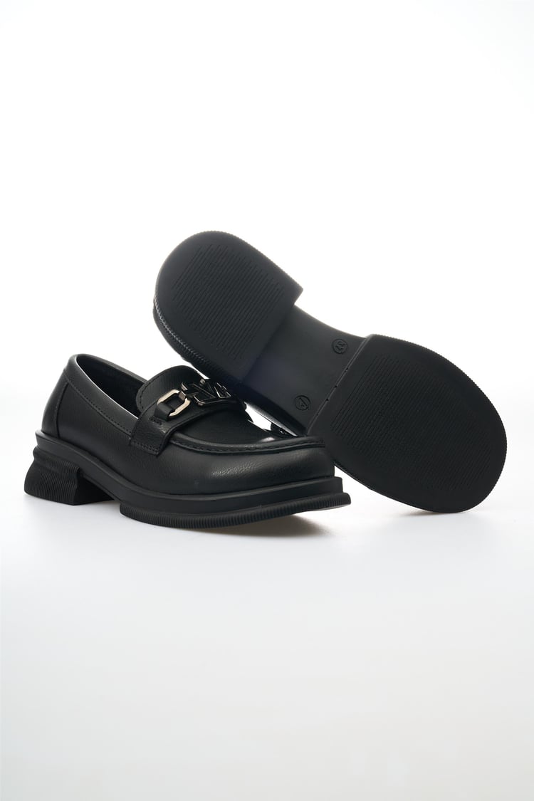 Swell Soft 02 200 Siyah Kadın Loafer Ayakkabı