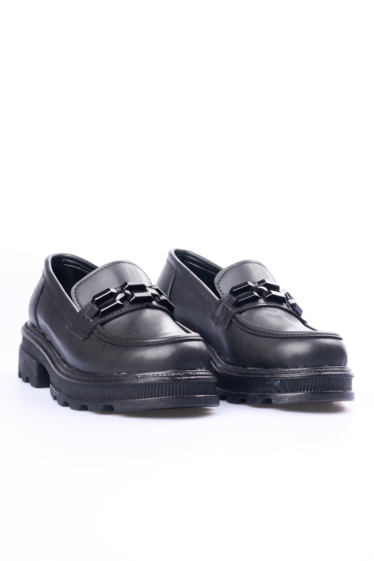 Swell Soft 05-1071 Siyah Kadın Loafer Ayakkabı