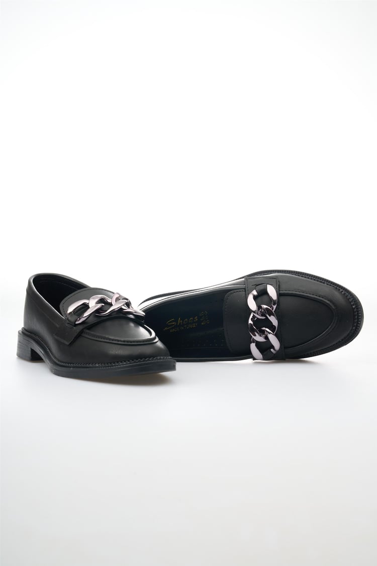 Swell Soft 18 101 Siyah Kadın Loafer Ayakkabı