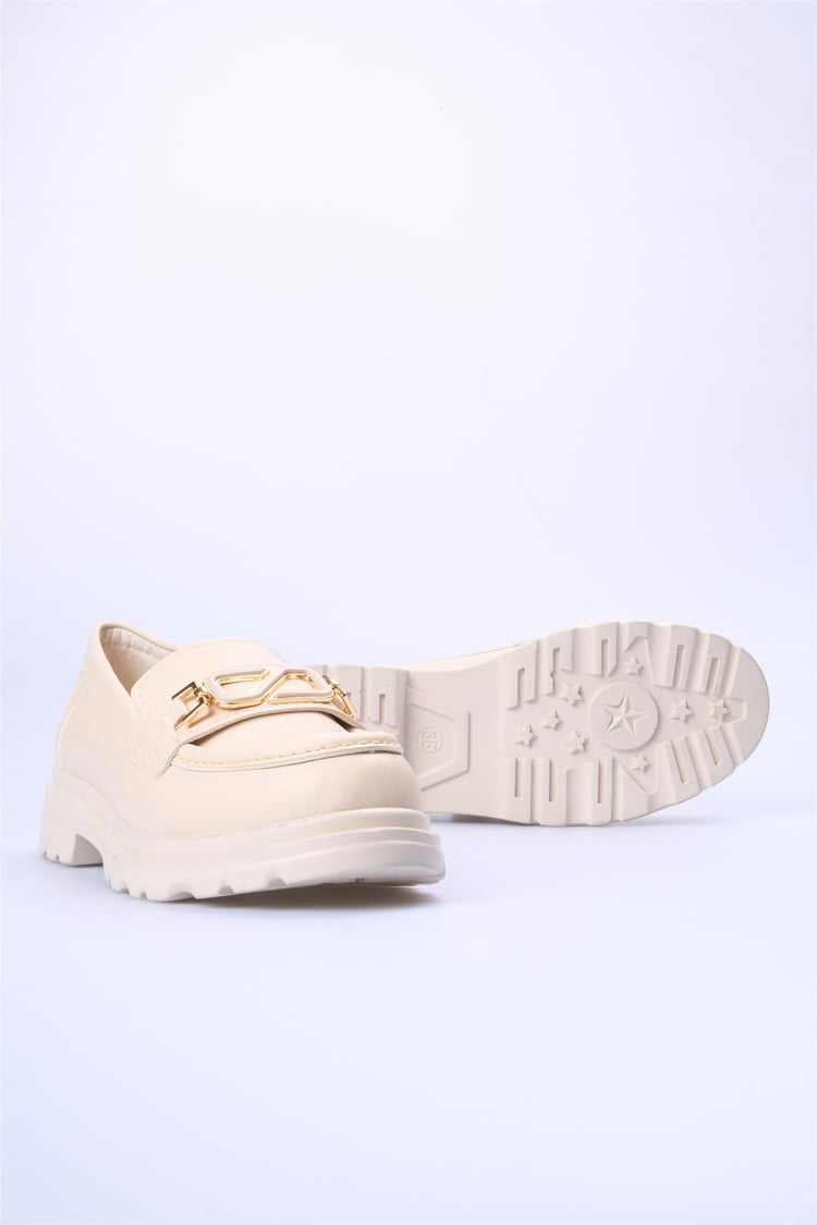 Swell Soft 19 506 Bej Kadın Loafer Ayakkabı