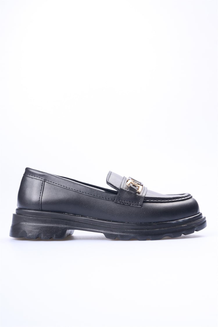 Swell Soft 19 506 Siyah Kadın Loafer Ayakkabı