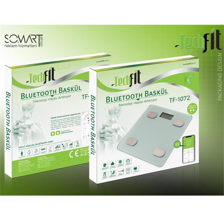 Techfit Tf 1072 Dijital Bluetooth Baskül