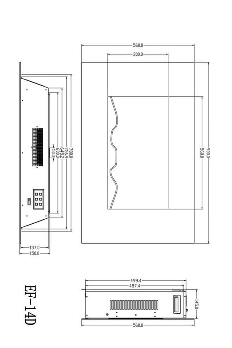 Tektes 90 Cm Isıtmasız Tek Renkli Bluetoohlu