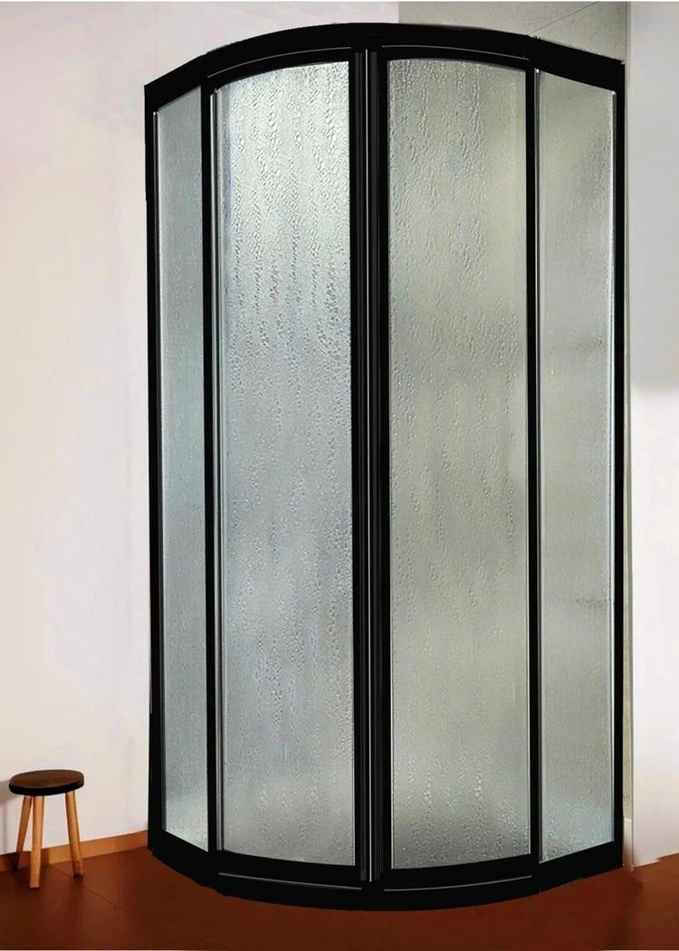 UBM Duşakabin Oval Mika Camlı 100x100 (Teknesiz)