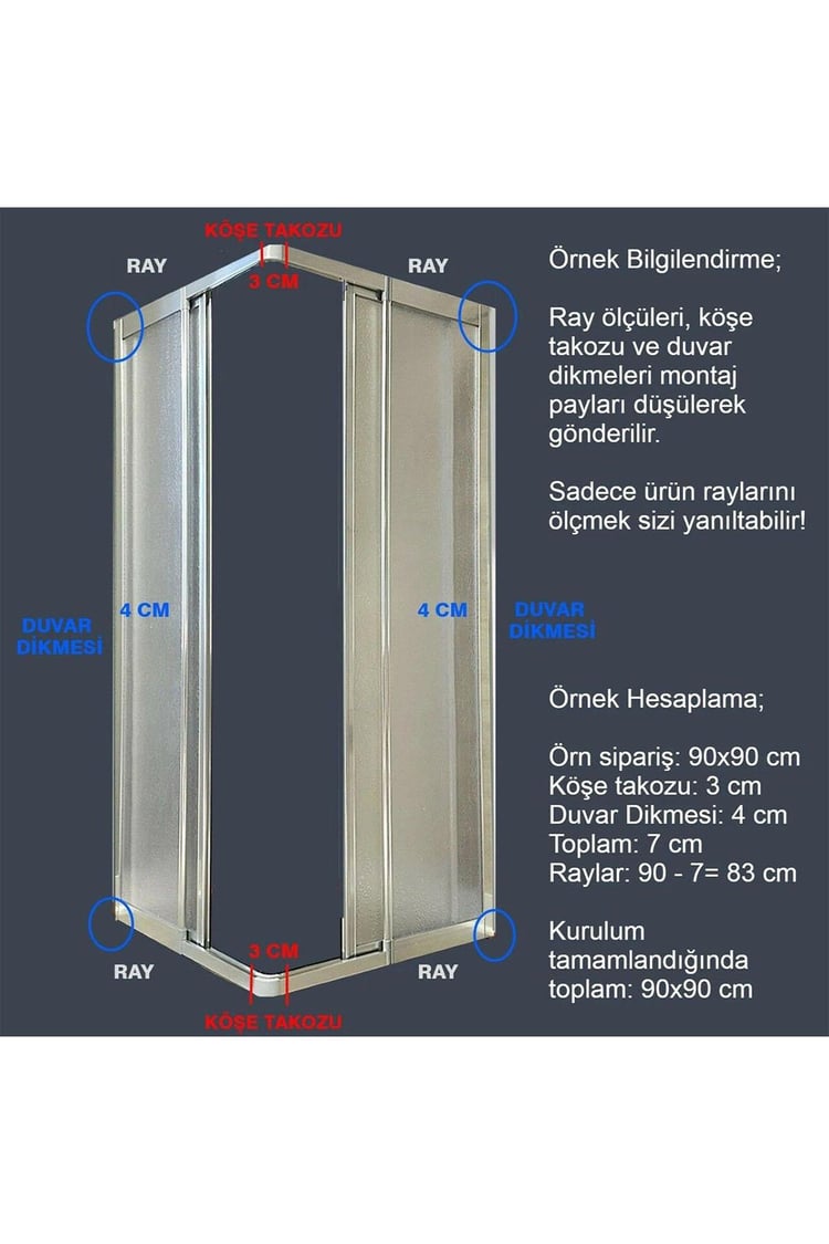 UBM Duşakabin Oval Mika Camlı 100x100 (Teknesiz)