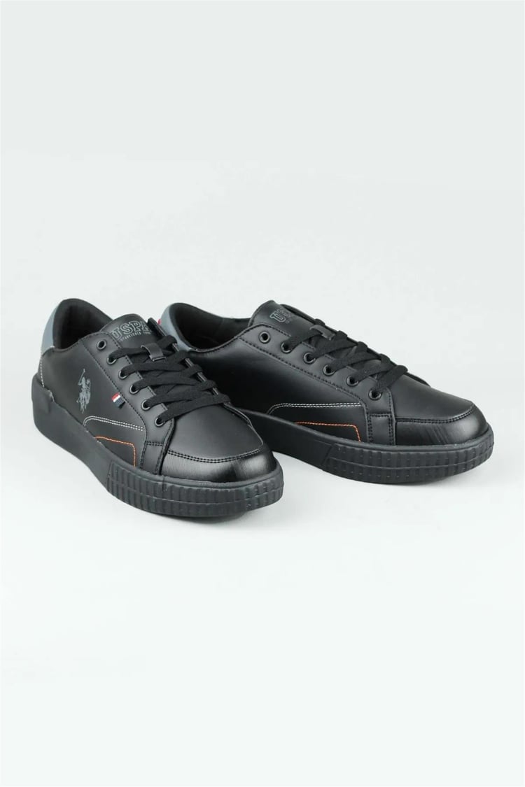 Us Polo A10181603512010 4F Mayk 4Pr Siyah Erkek Havuz Taban Sneaker Ayakkabı