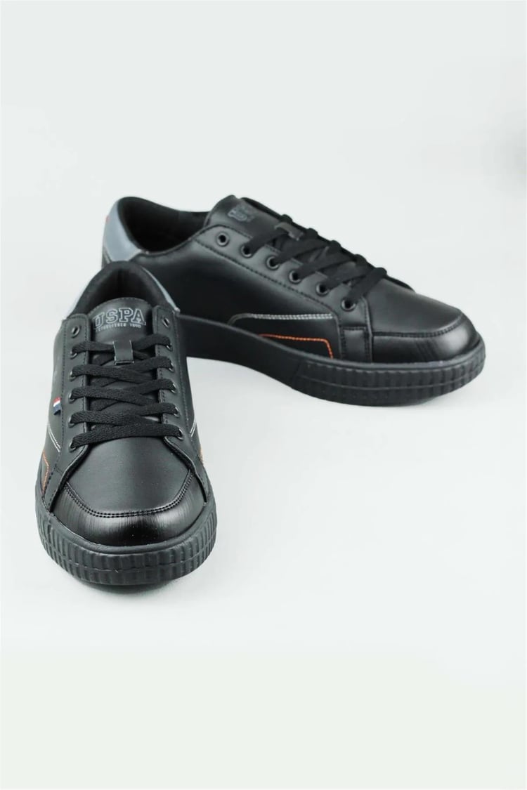 Us Polo A10181603512010 4F Mayk 4Pr Siyah Erkek Havuz Taban Sneaker Ayakkabı