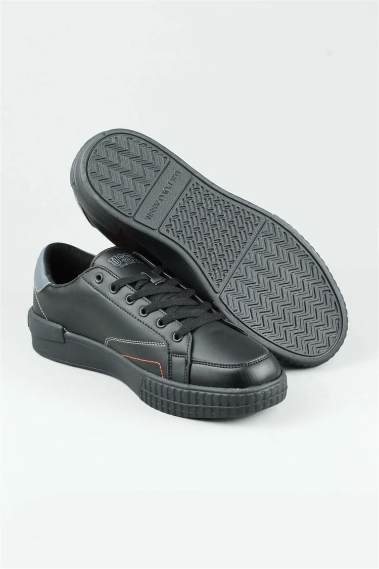 Us Polo A10181603512010 4F Mayk 4Pr Siyah Erkek Havuz Taban Sneaker Ayakkabı