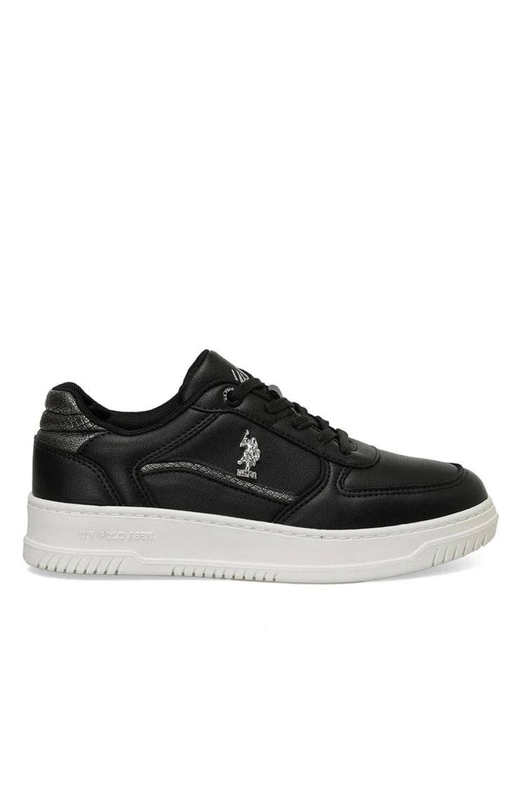 Us Polo A10188527112010 4F Grace 4Pr Siyah Kadın Havuz Taban Sneaker Ayakkabı