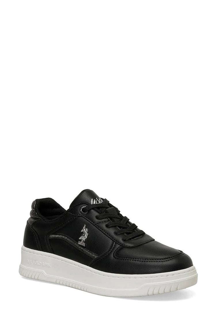 Us Polo A10188527112010 4F Grace 4Pr Siyah Kadın Havuz Taban Sneaker Ayakkabı
