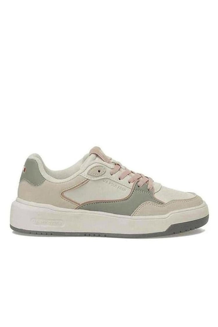 Us Polo A10203284512010 5F Tıana 5Pr Bej Kadın Havuz Taban Sneaker Ayakkabı