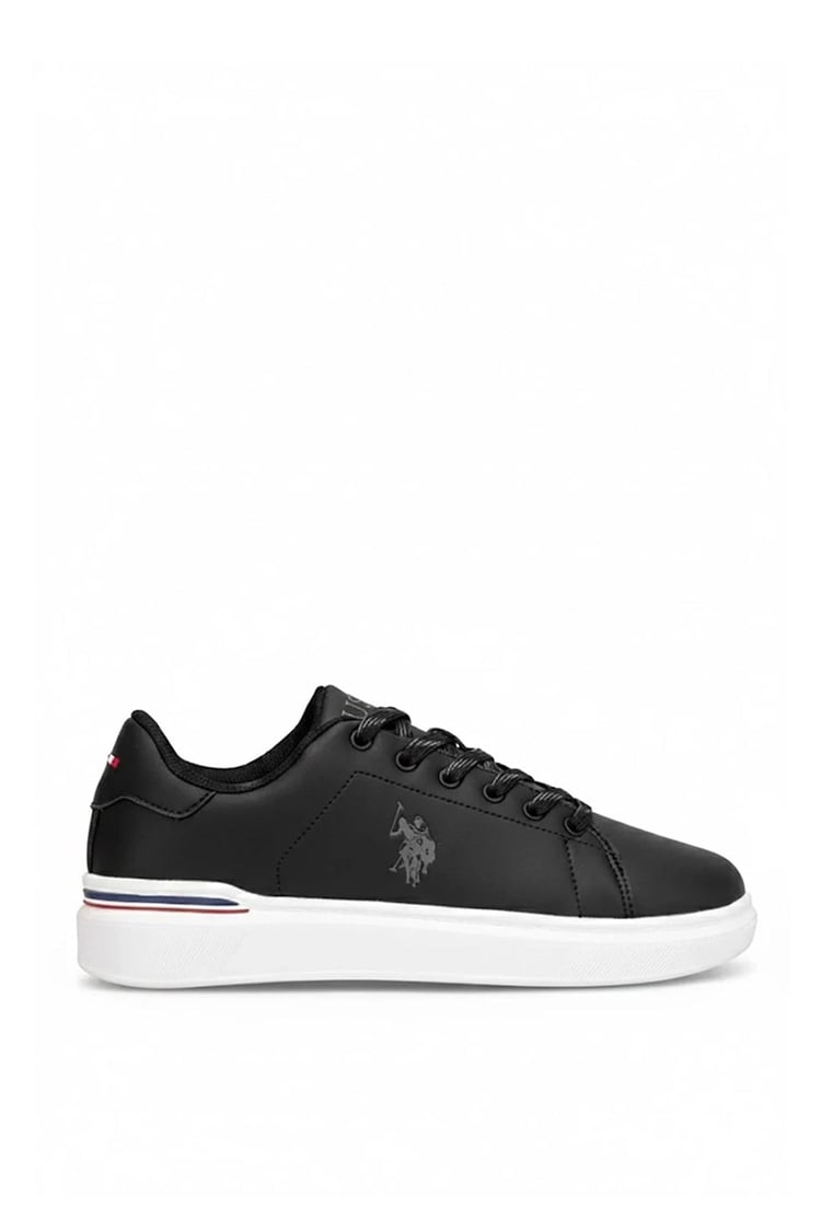 Us Polo A10215681912010 6M Arsen 6Fx Sıyah Erkek Havuz Taban Sneaker Ayakkabı