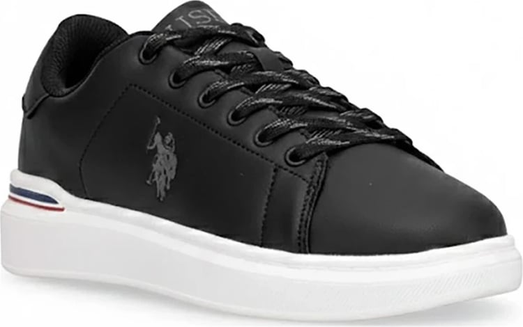 Us Polo A10215681912010 6M Arsen 6Fx Sıyah Erkek Havuz Taban Sneaker Ayakkabı