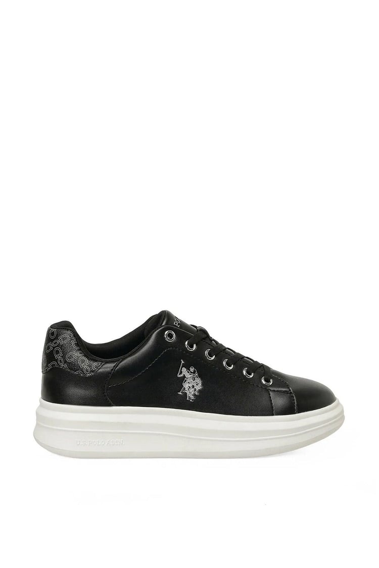 Us Polo A10215781312010 6P Jessıca 6Fx Sıyah Kadın Havuz Taban Sneaker Ayakkabı