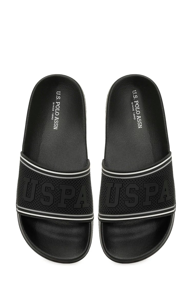 Us Polo A10225213112010 6M Nossa 6Fx Sıyah Erkek Terlık