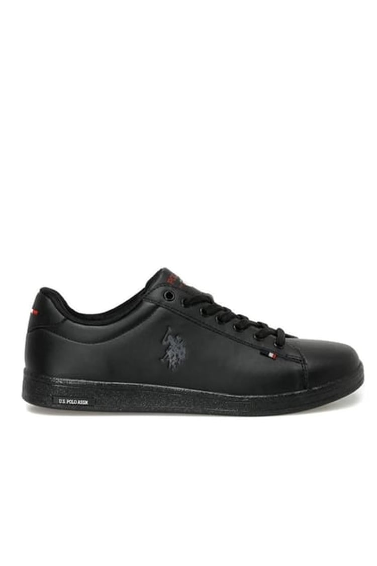 Us Polo Franco 3Pr Siyah Siyah Erkek Sneaker Ayakkabı