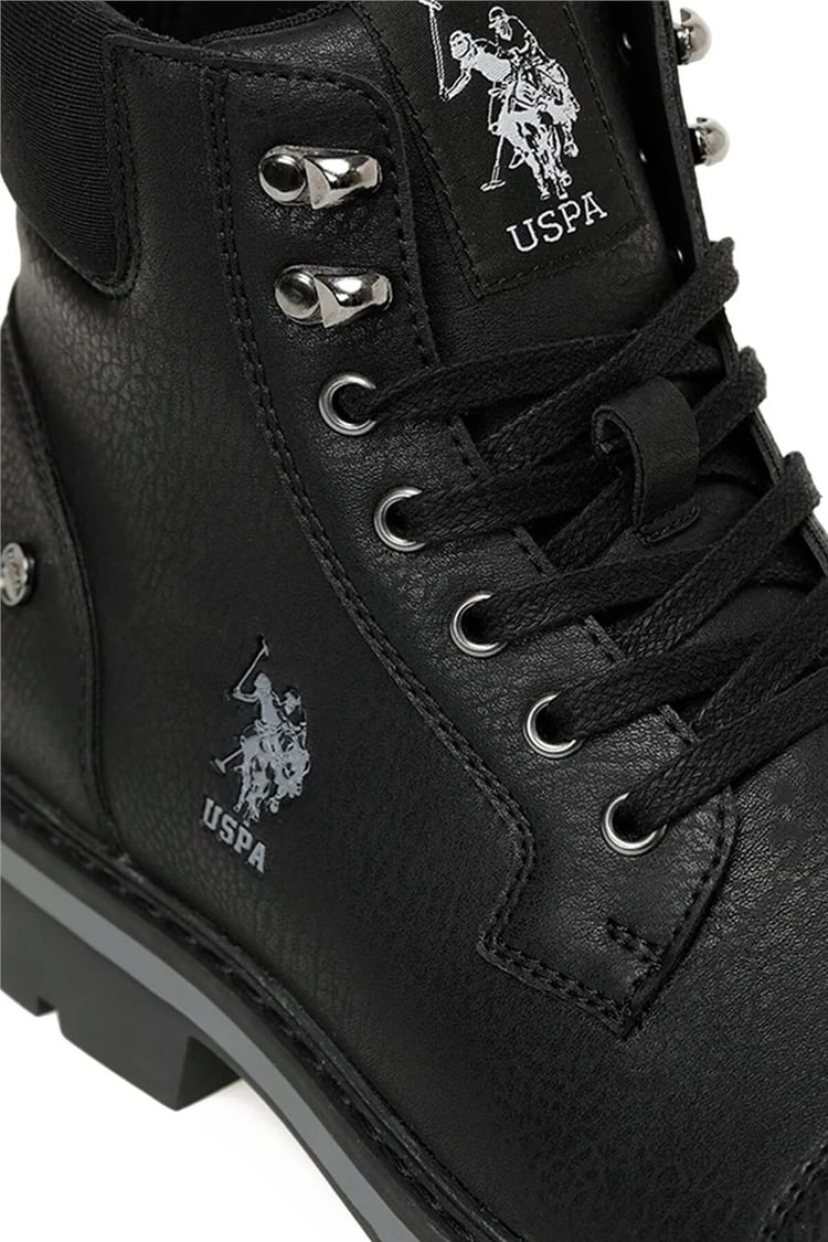 Us Polo Jones 3Pr Siyah Erkek Worker Bot