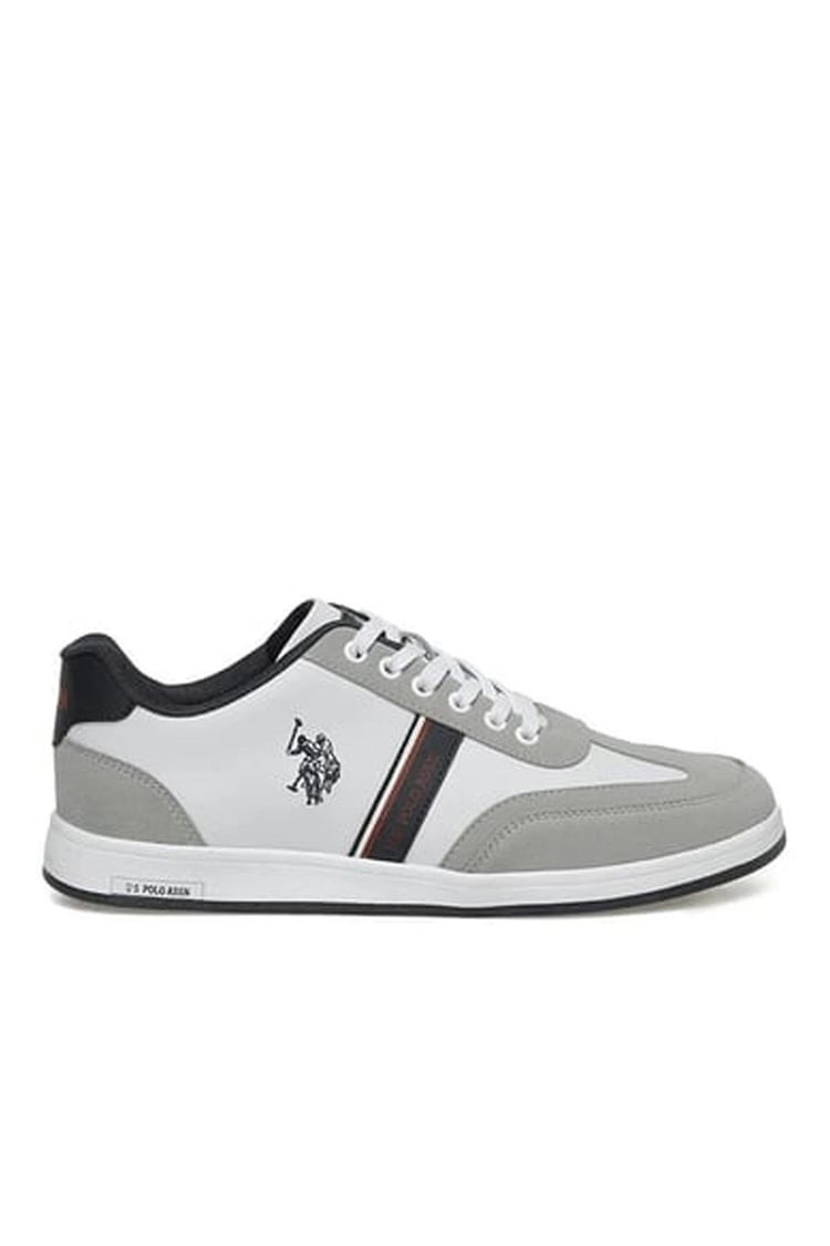 Us Polo Kares Wt 3Pr Beyaz Erkek Sneaker Ayakkabı