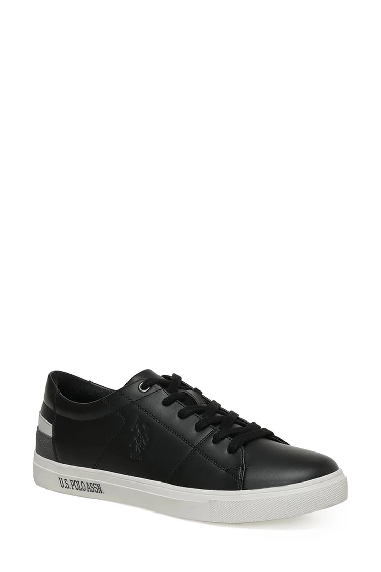 Us Polo Scott 3Pr Siyah Erkek Havuz Taban Sneaker Ayakkabı