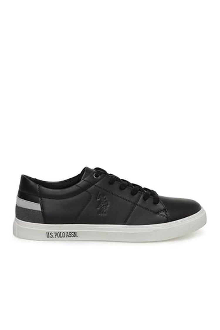 Us Polo Scott 3Pr Siyah Erkek Havuz Taban Sneaker Ayakkabı