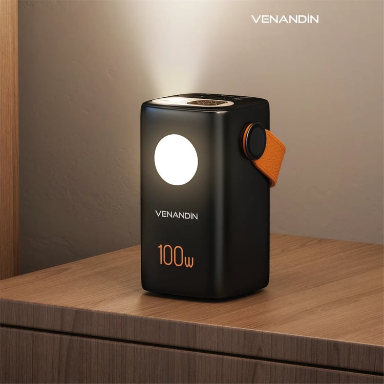 VENANDİN 60.000 mAh Powerbank 100W PD Hızlı Şarjlı Dijital Göstergeli Taşınabilir Şarj Cihazı