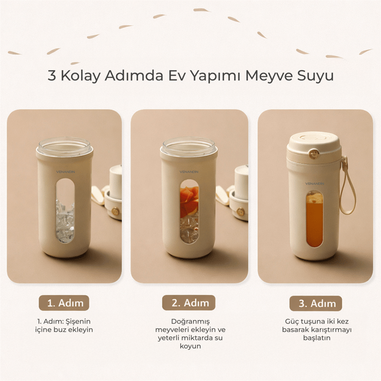 VENANDIN BLBDC-001 BLENDIC TASINABILIR SARJLI BLENDER