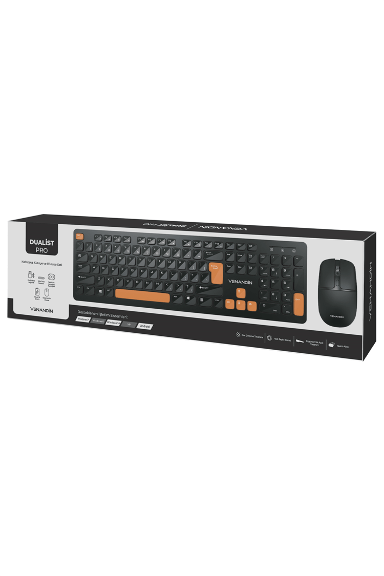 VENANDIN KMSDT-002 DUALIST PRO KLAVYE MOUSE SETI