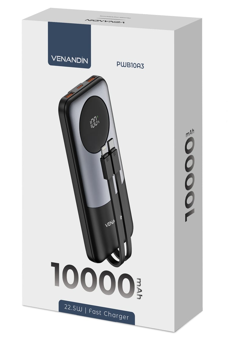 VENANDIN PWB10A3 22,5W 10,000MAH POWERBANK