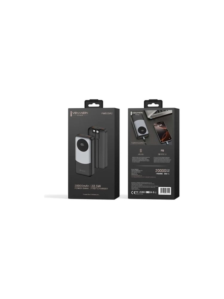 VENANDIN PWB30A1 22,5W 30,000MAH POWERBANK