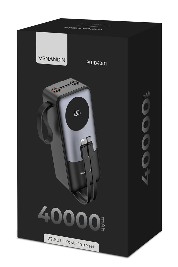 VENANDIN PWB40A1 22,5W 40,000MAH POWERBANK