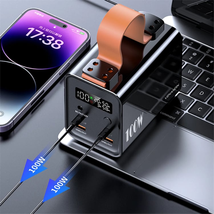 VENANDİN PWB60B1 60.000 Mah Powerbank 100W PD 120W DC Laptop Uyumlu Hızlı Şarj Cihazı