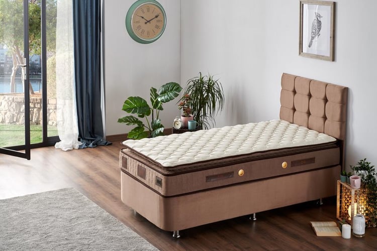 W.Cotton 100x200 Tek Kişilik Pedli Yatak Full Ortopedik Yaylı Yatak