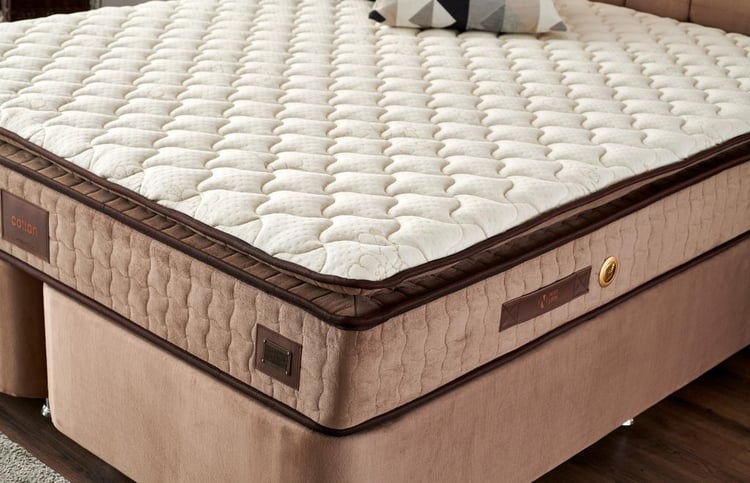 W.Cotton 90x190 Tek Kişilik Pedli Yatak Full Ortopedik Yaylı Yatak