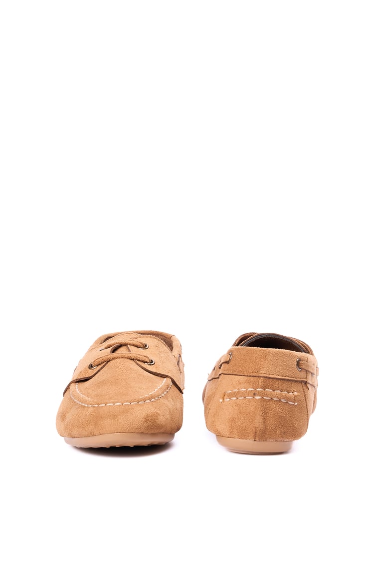 Whıte Lıne 188 300 Taba Suet Bayan Loafer Ayakkabı