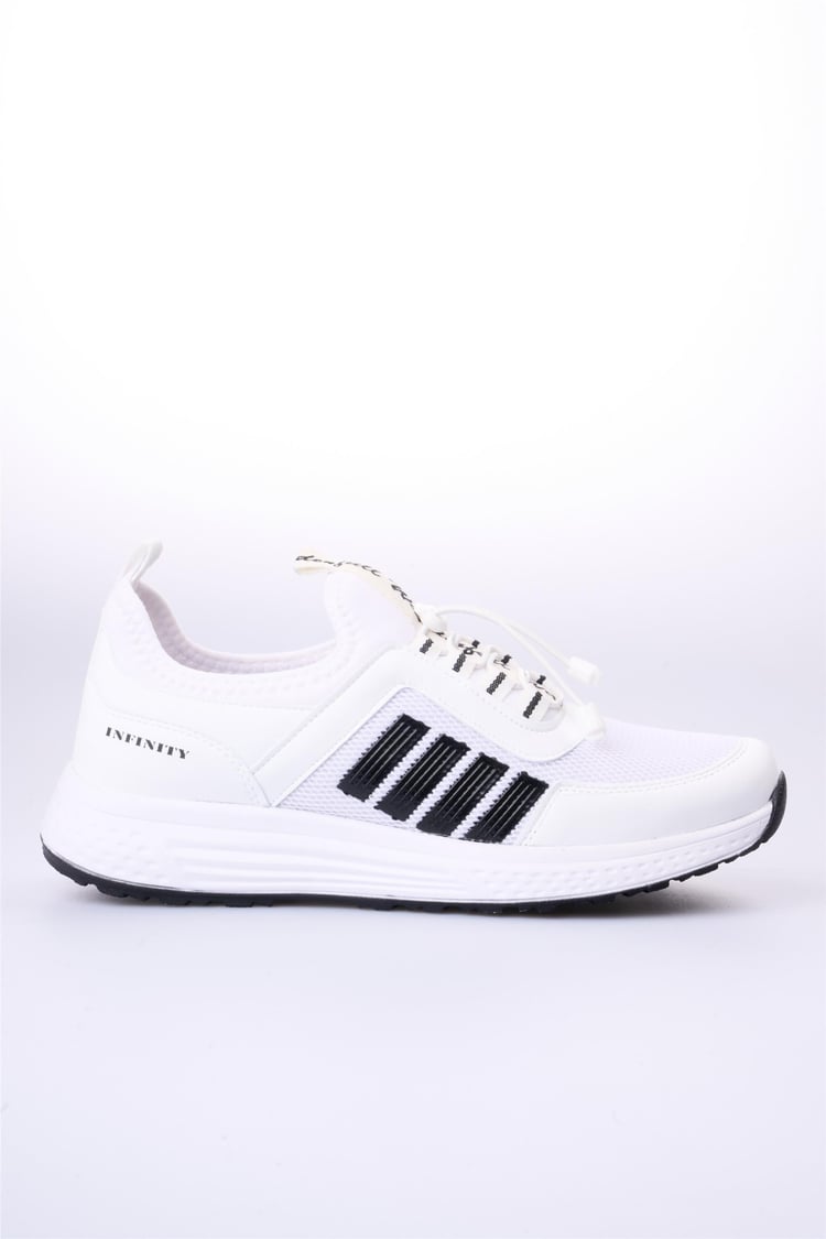 Wonderfull 4266 Siyah Beyaz Taban Erkek Spor Ayakkabı