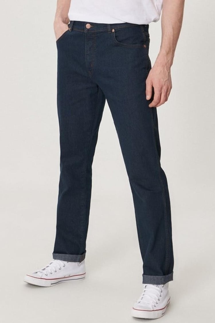 Wrangler W12175001 Mavi Erkek Jean Pantolon