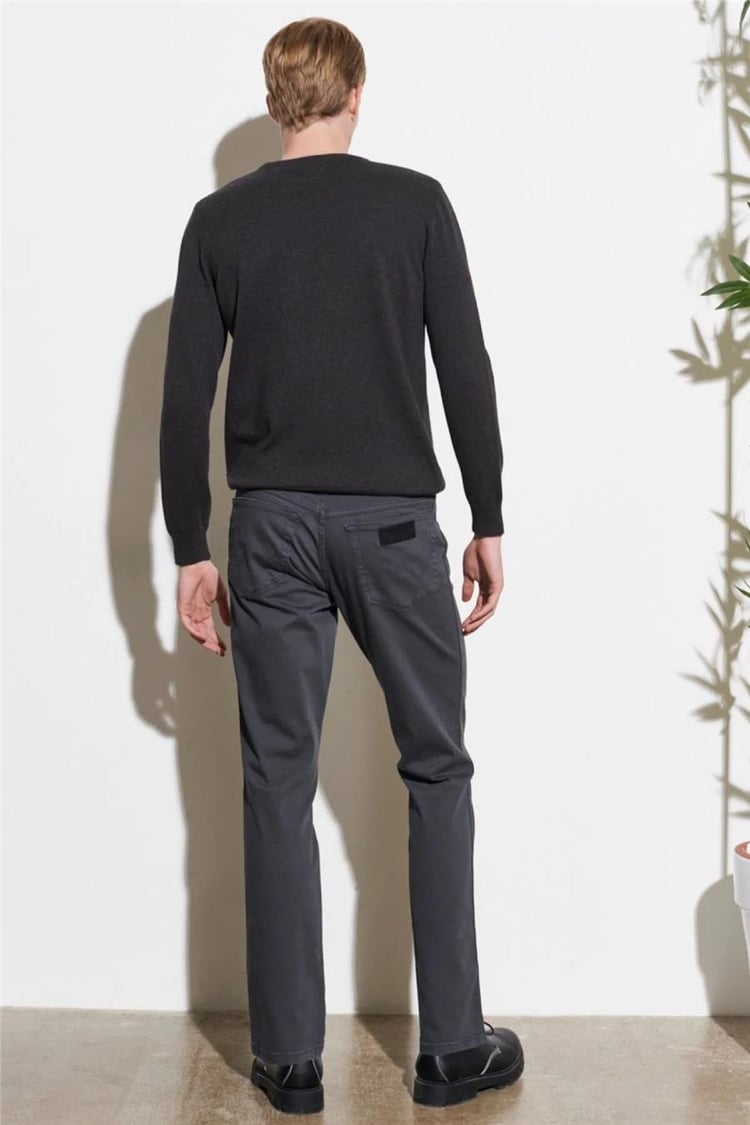 Wrangler W12S004003 Antrasit Erkek Texas Slim Pantolon
