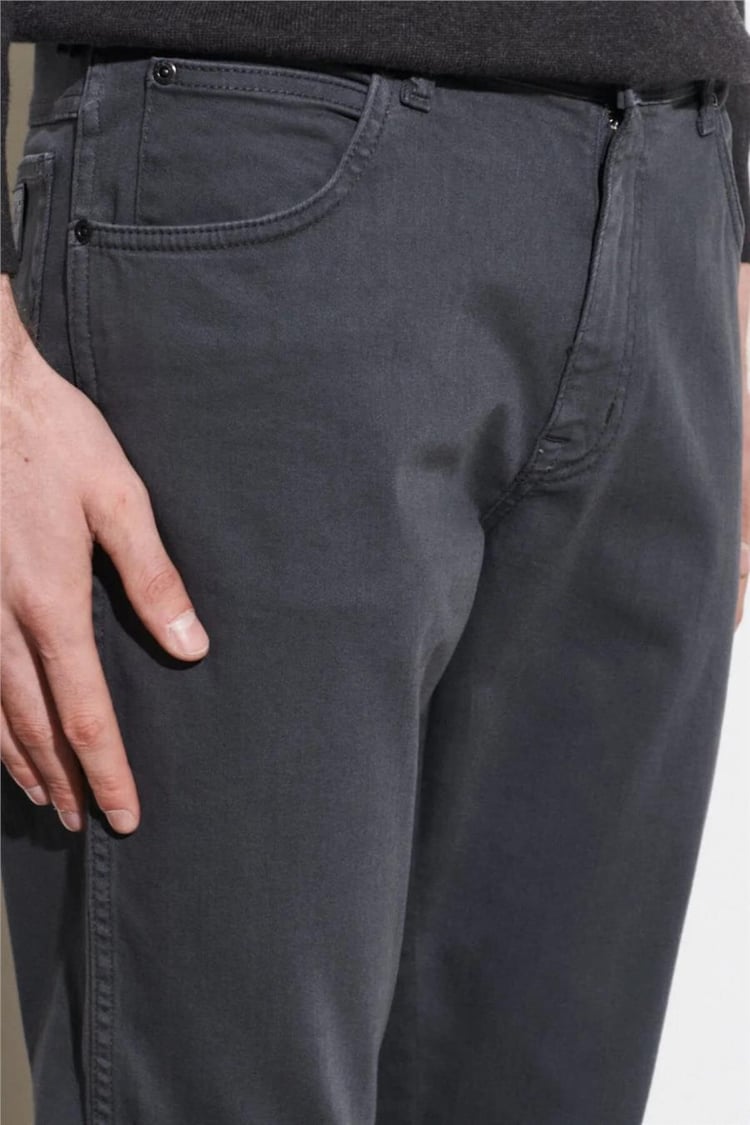 Wrangler W12S004003 Antrasit Erkek Texas Slim Pantolon