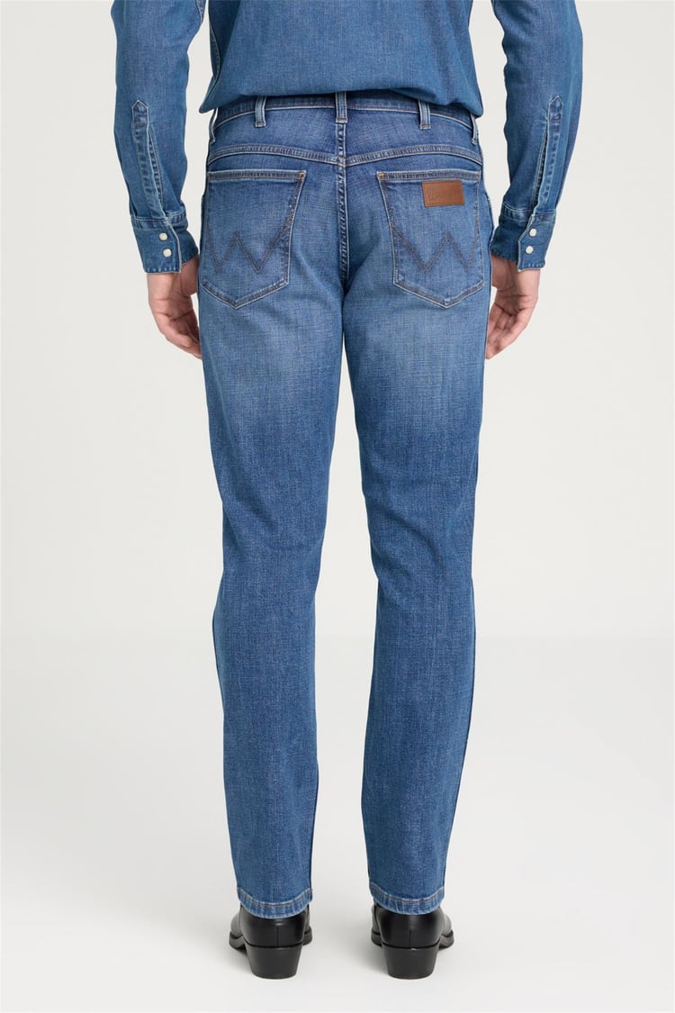 Wrangler W12S084W83 Texas Slim W83 In Deep Erkek Slim Texas Slim Jean Pantolon