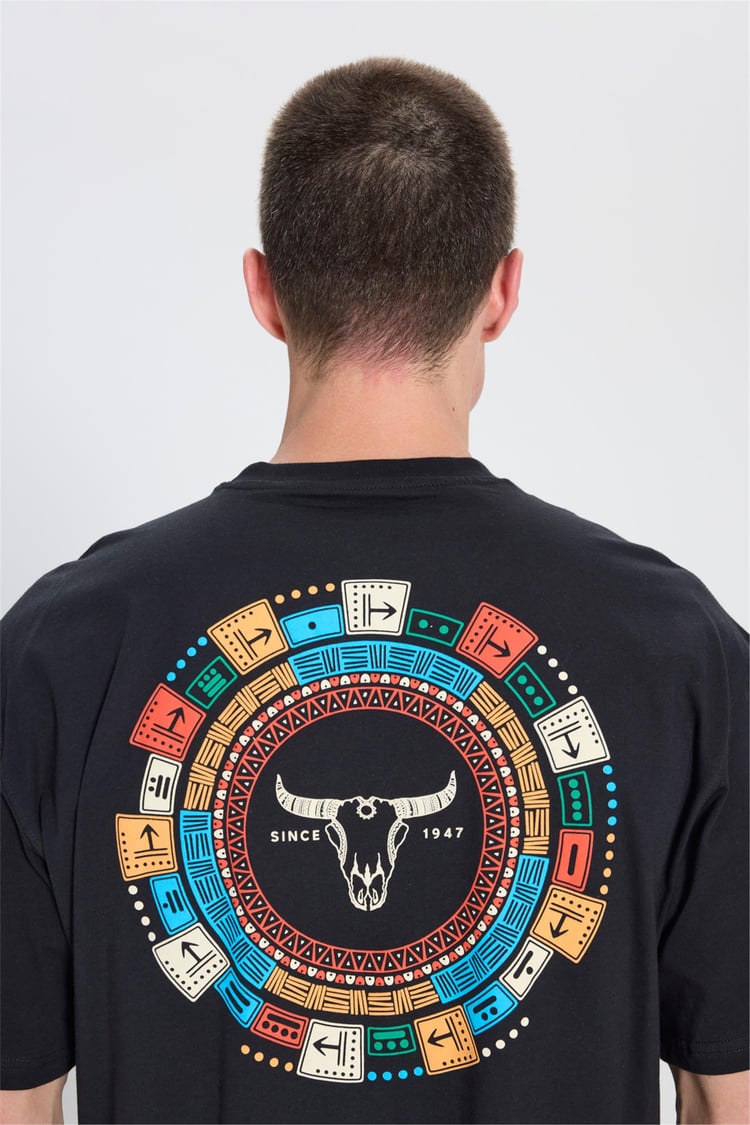 Wrangler W241299 001 Black Erkek T-Shırt