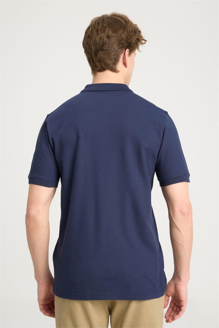 Wrangler W7D5K4Xx2T 410 Navy Erkek Polo T-Shırt