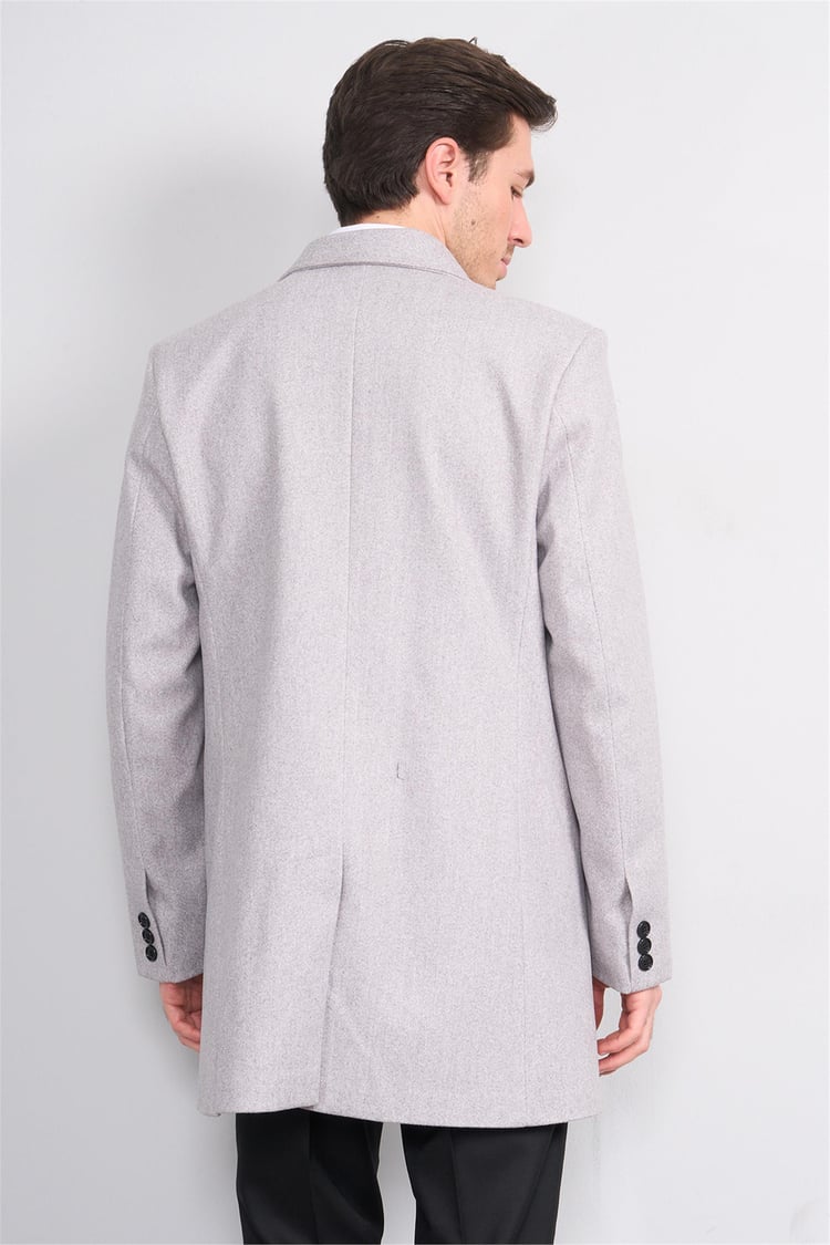 Zeyrek K26 00568 A.Grı Mono Yakalı Kase Kaban