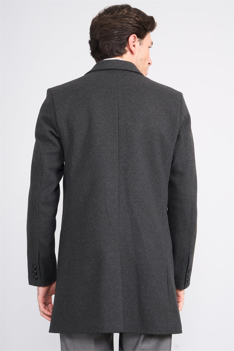 Zeyrek K26 00568 Fume Mono Yakalı Kase Kaban