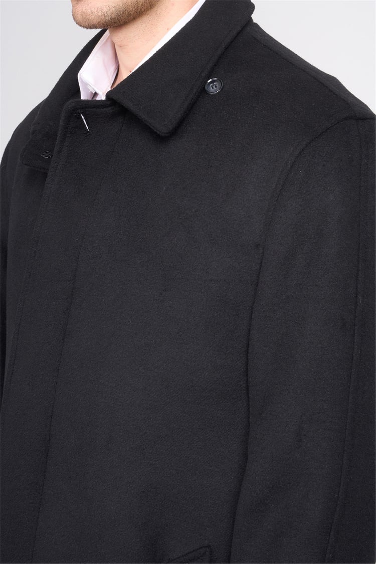 Zeyrek K26 00591 Fume Mono Yakalı Kapak Ceplı Uzun Kase Kaban