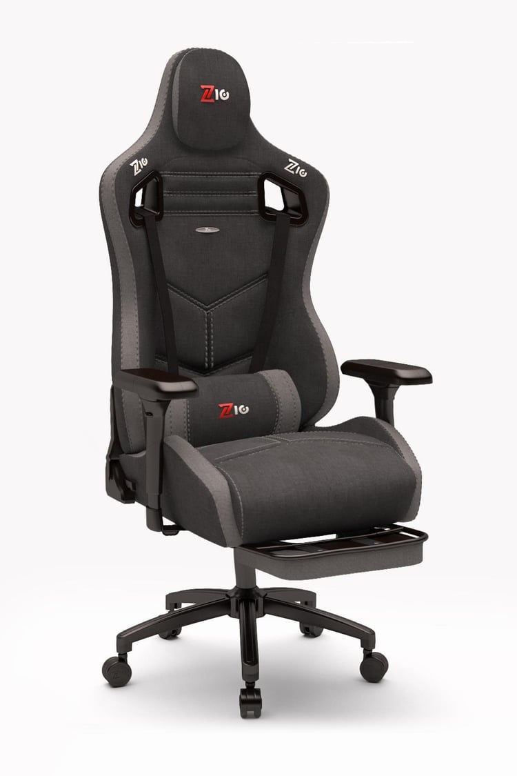 Zio Venom XL Profesyonel Oyuncu Koltuğu - Antrasit / Gri Kumaş