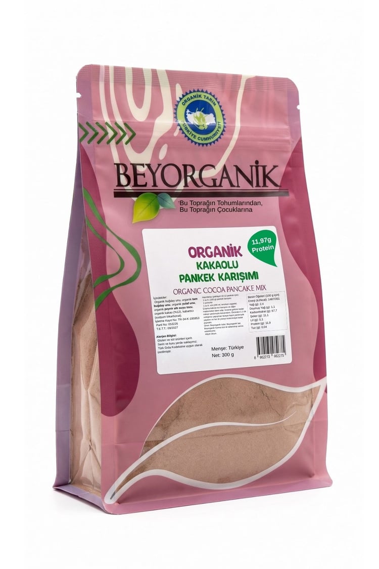  Organik Kakaolu Pankek Karışımı 300gr