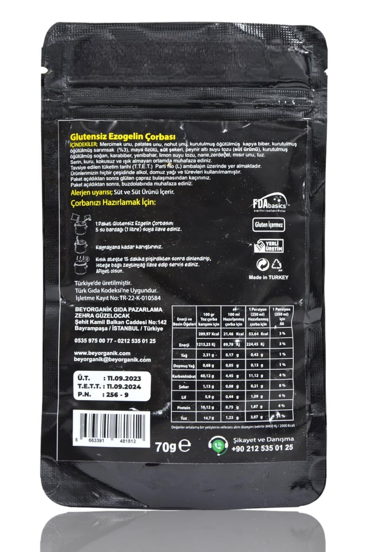 Beygurme Glutensiz Ezogelin Çorbası 