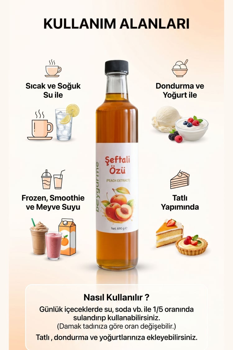 Beygurme Şeftali Özü 690gr
